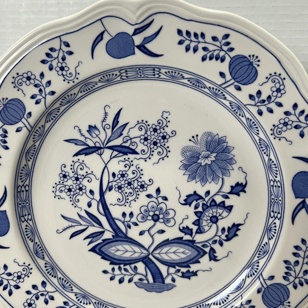 Vintage Oriental Onion Ironstone Serving Platter 4610 Made in Japan